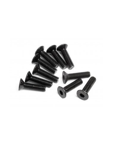 Set Suruburi cu Cap Inecat M3x12mm (tip imbus 2.0mm)