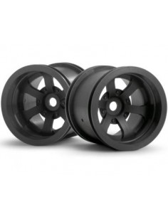 JANTE HPI SCORCH 6-SPOKE GUN METAL (2.2in/2buc)