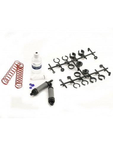 Set amortizoare Traxxas Ultra Shocks (GRI) (xx-Lungi/2buc)